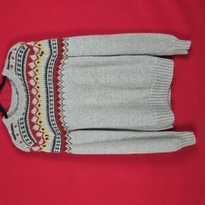 POLO RALPH LAUREN‎ Alpaca Fair Isle Sweater Beige Mens Size Small